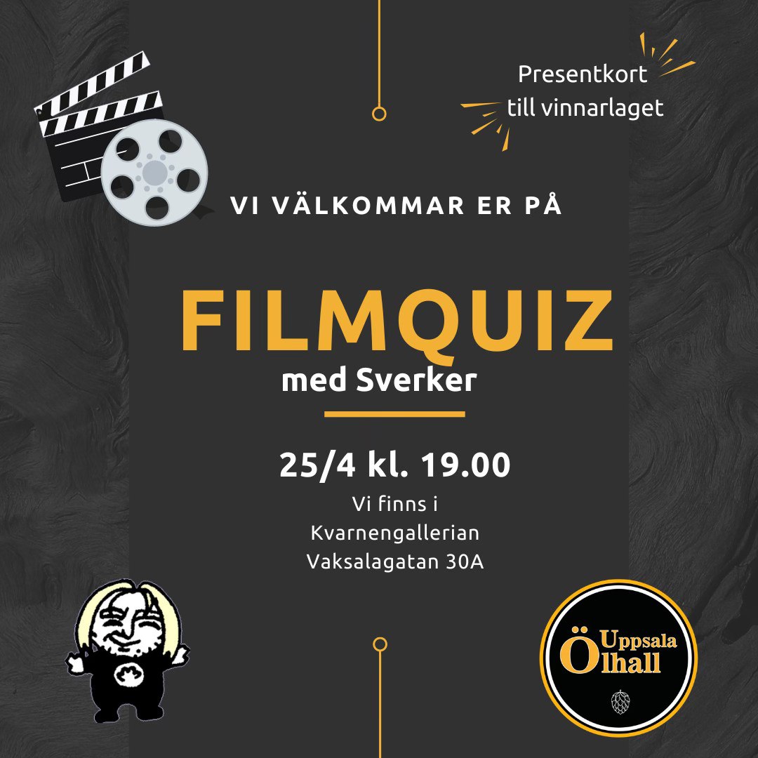Filmquiz Uppsala