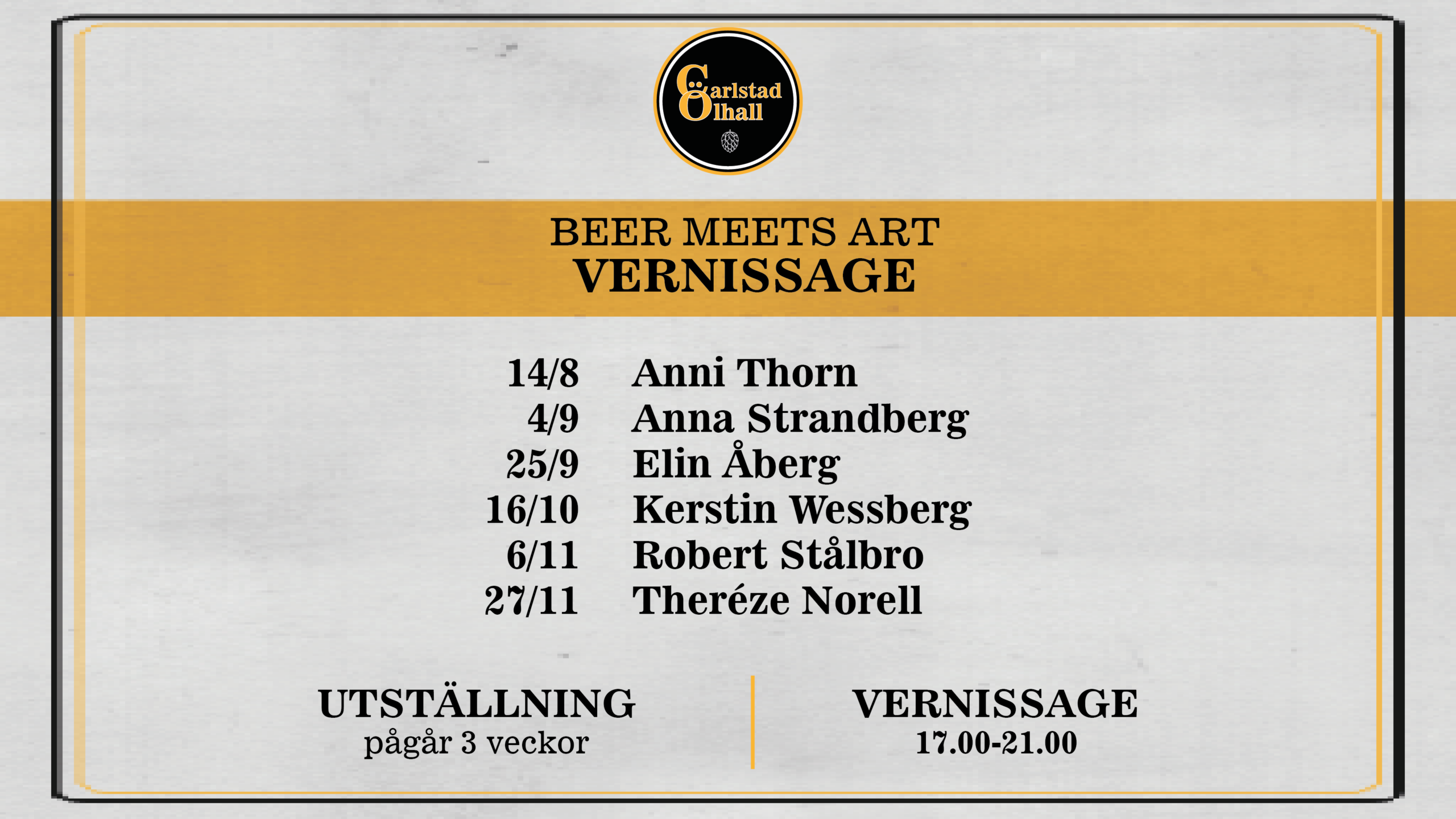 Vernissage schema hösten 2026